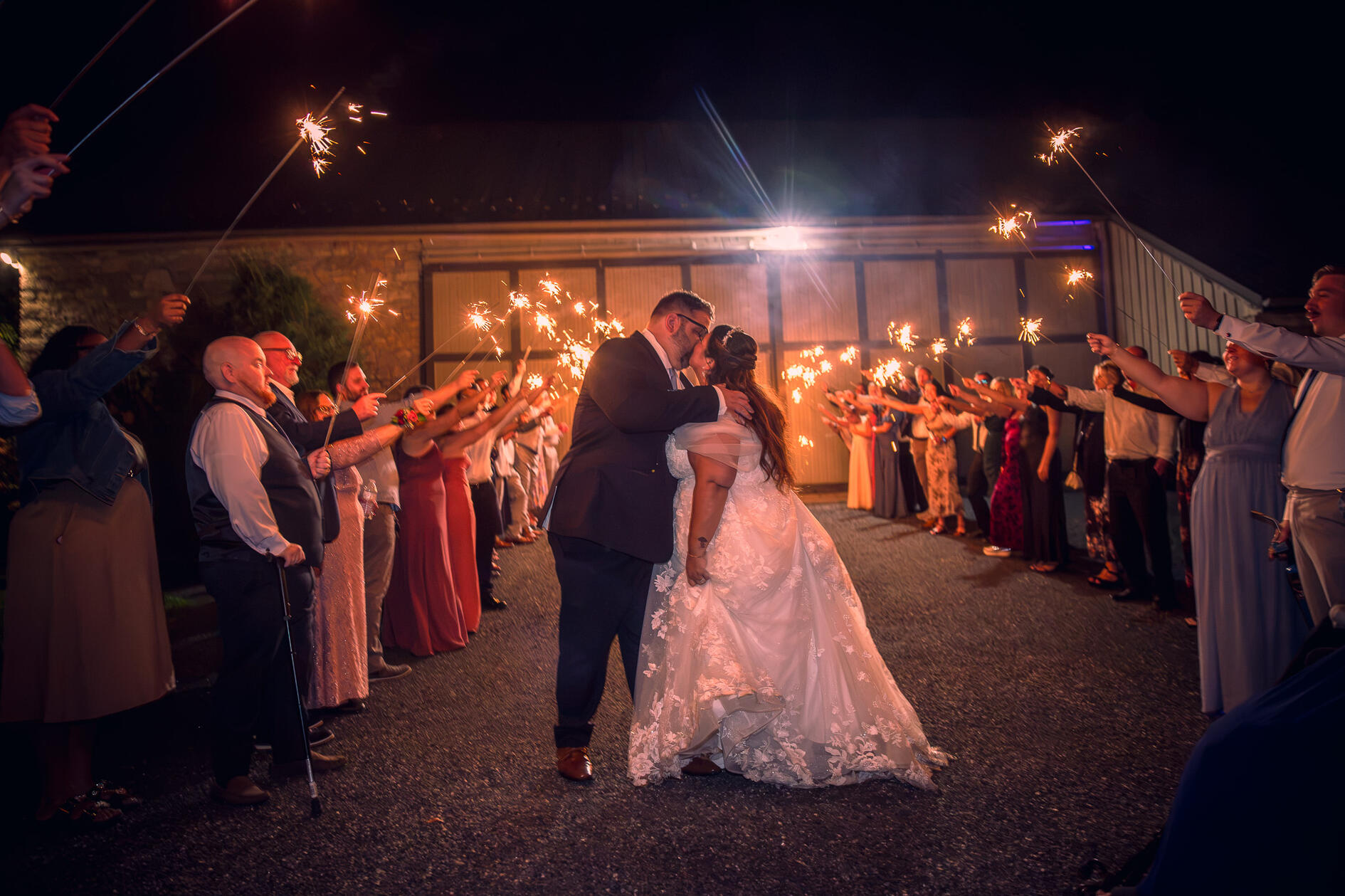 Sparkler Sendoff PA Wedding Sparkler Sendoff PA Wedding